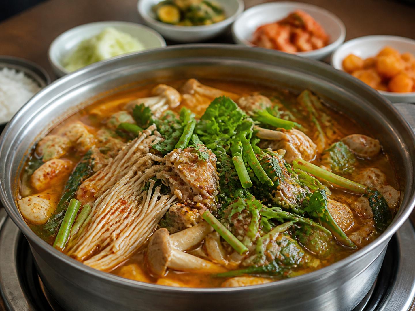 버섯 민물매운탕