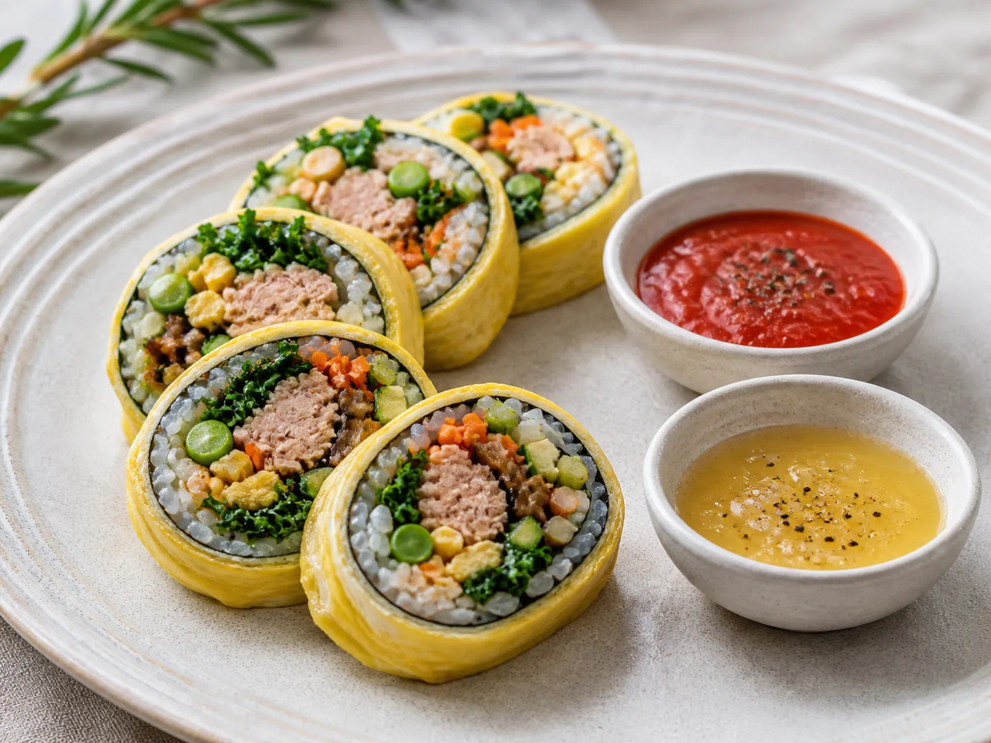참치비빔밥롤