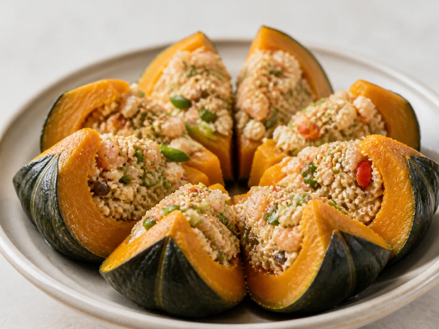 단호박 새우찜
