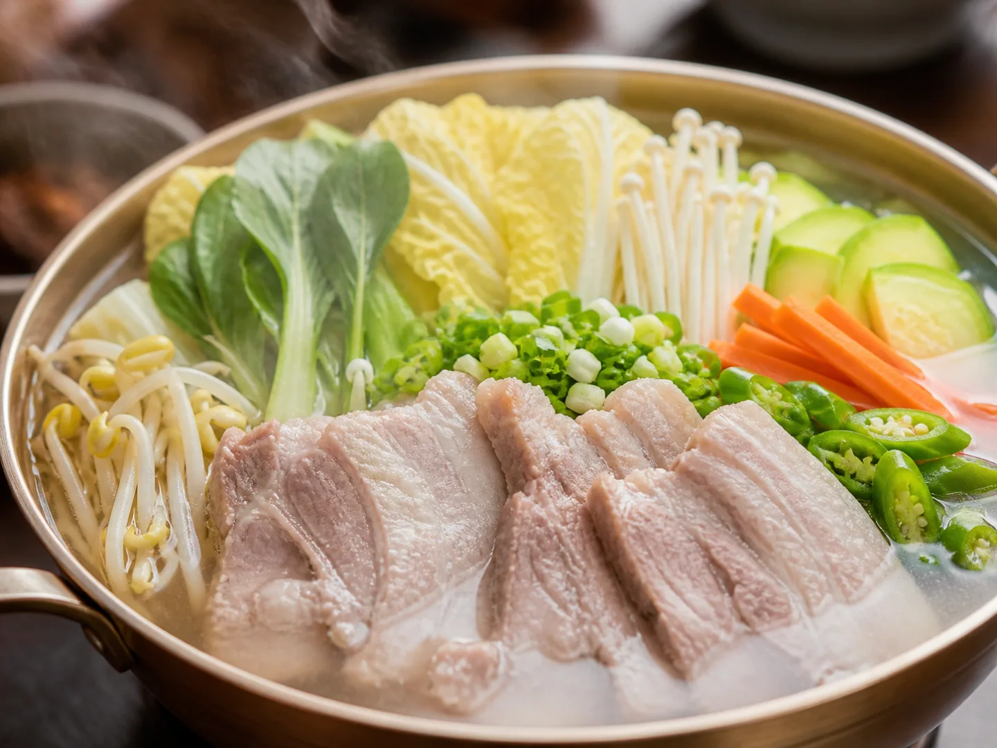 돼지수육맑은전골