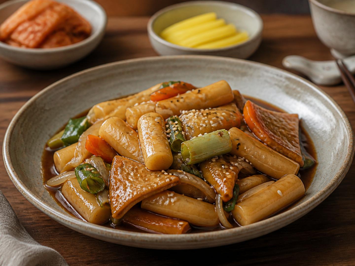 간장떡볶이