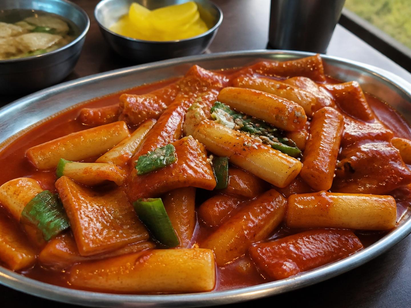 시장 가래떡 떡볶이