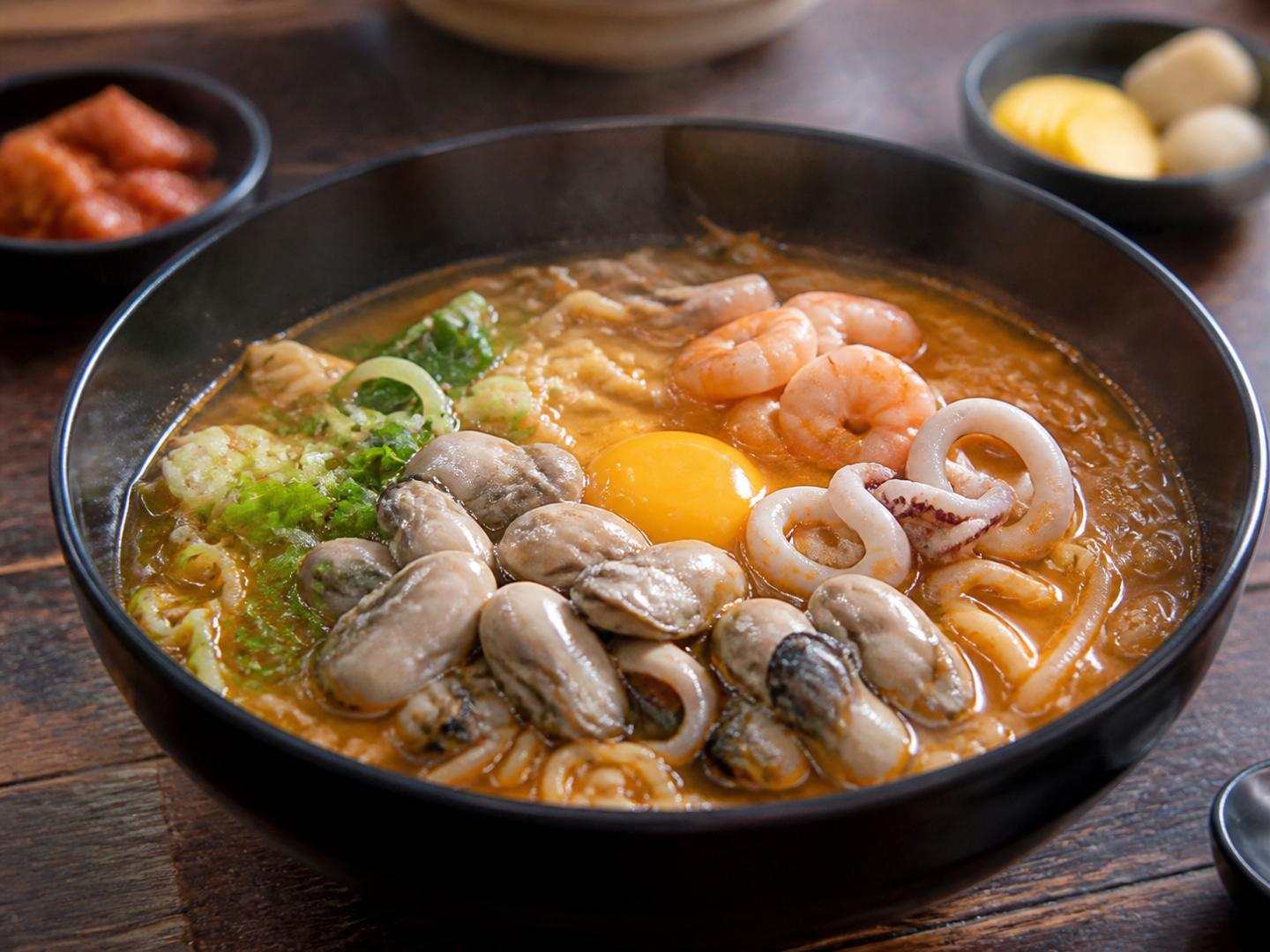 해물 굴라면