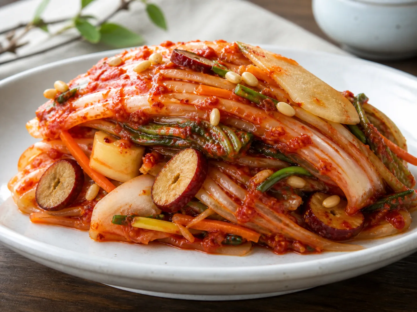 저염보쌈김치