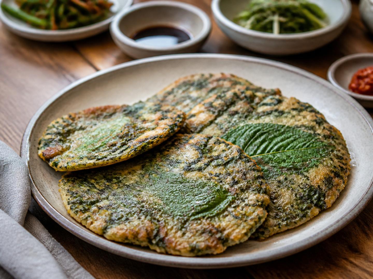 깻잎 파래전