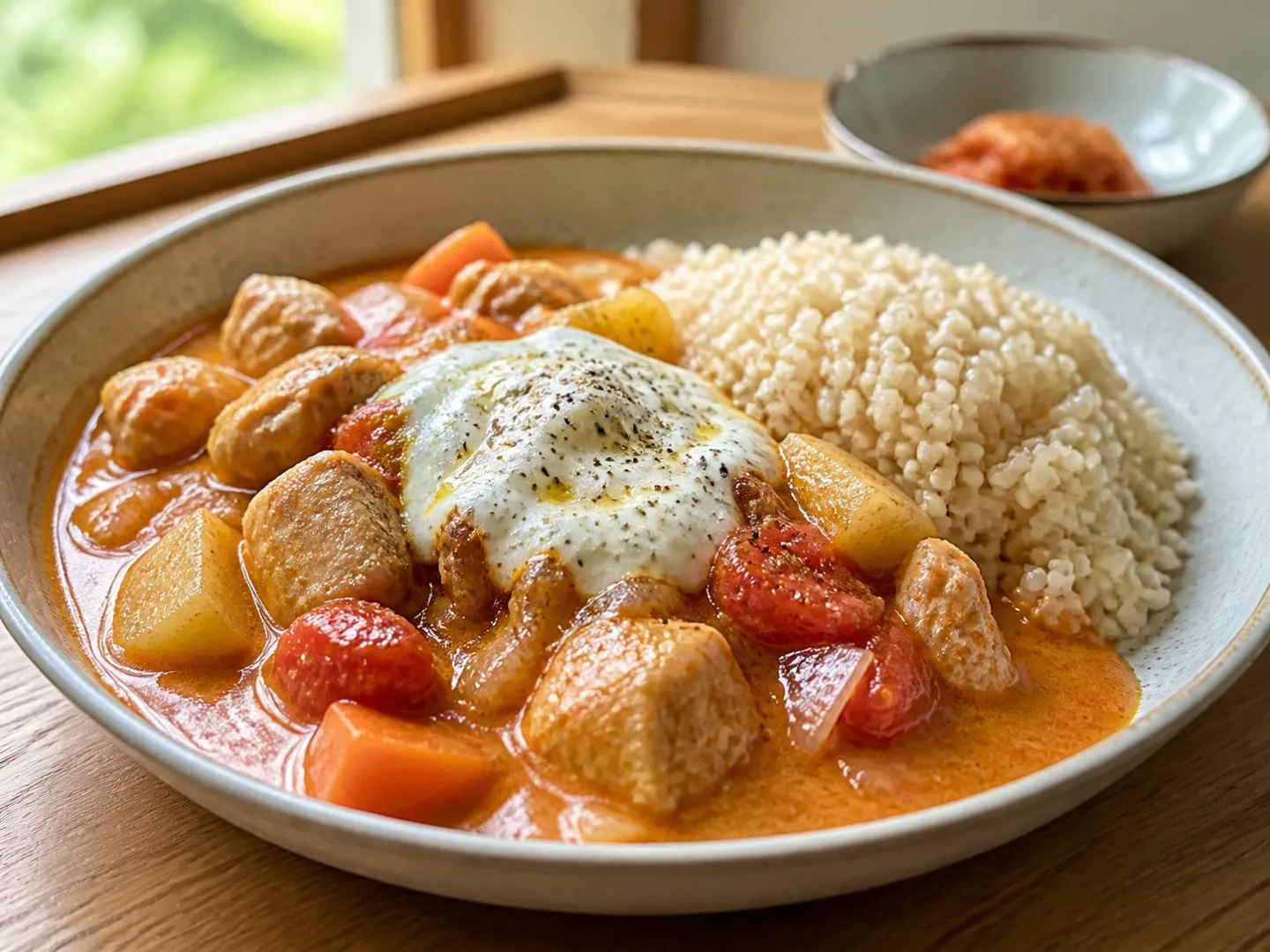 코코넛워터 토마토카레