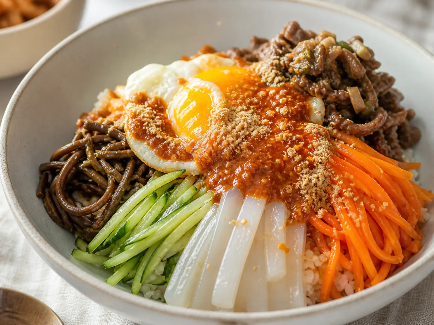 콩가루비빔밥