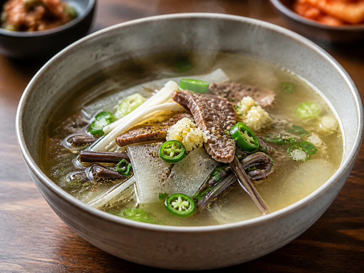 맑은육개장