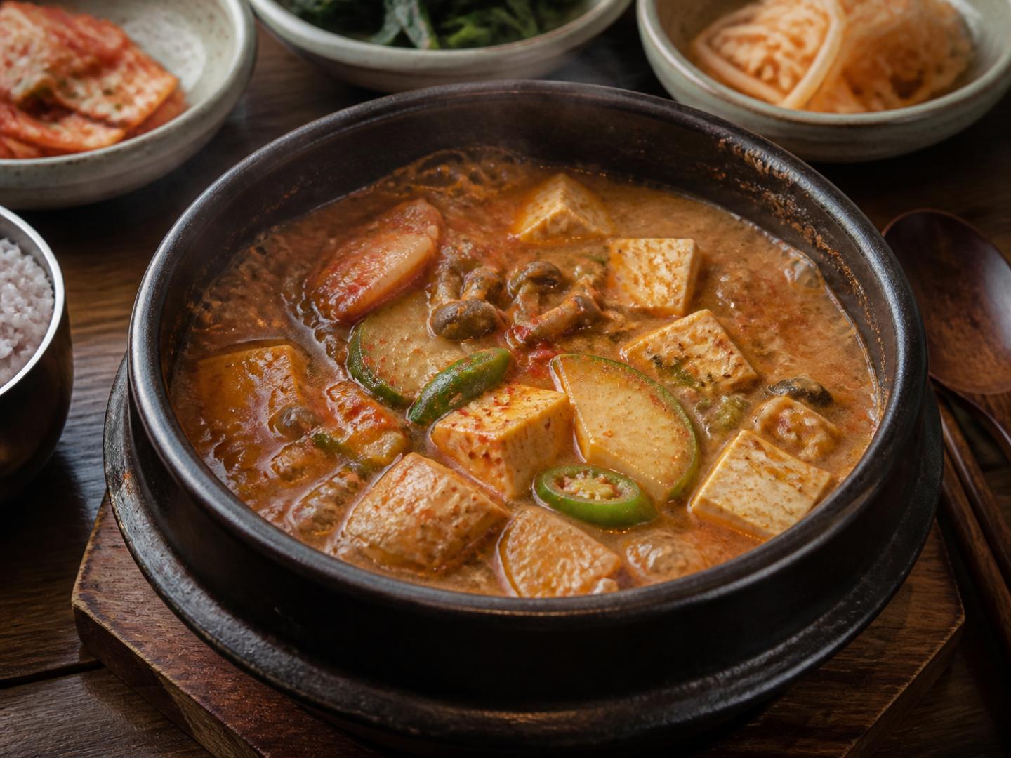 묵은지 청국장찌개