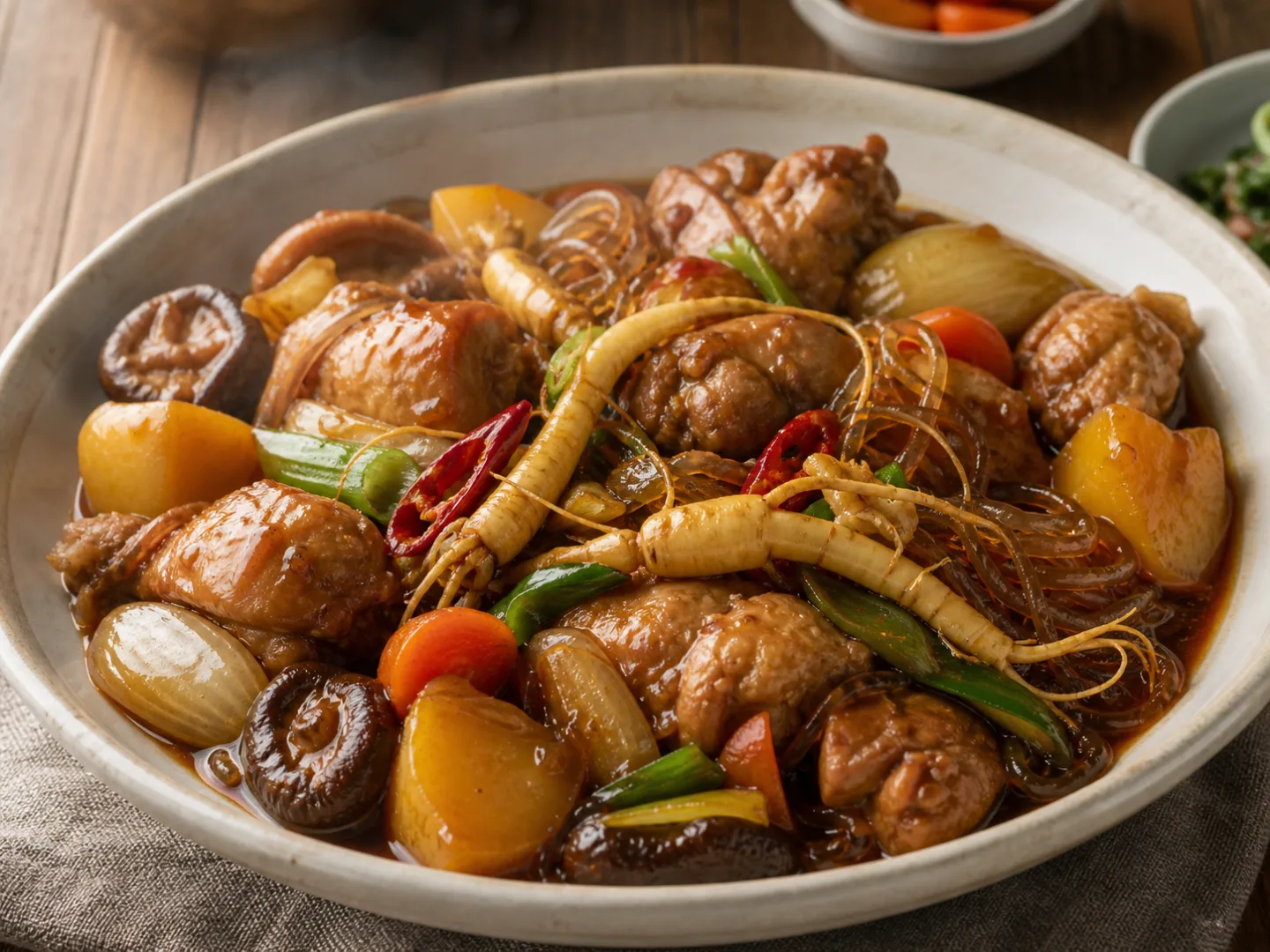 수삼매운닭찜