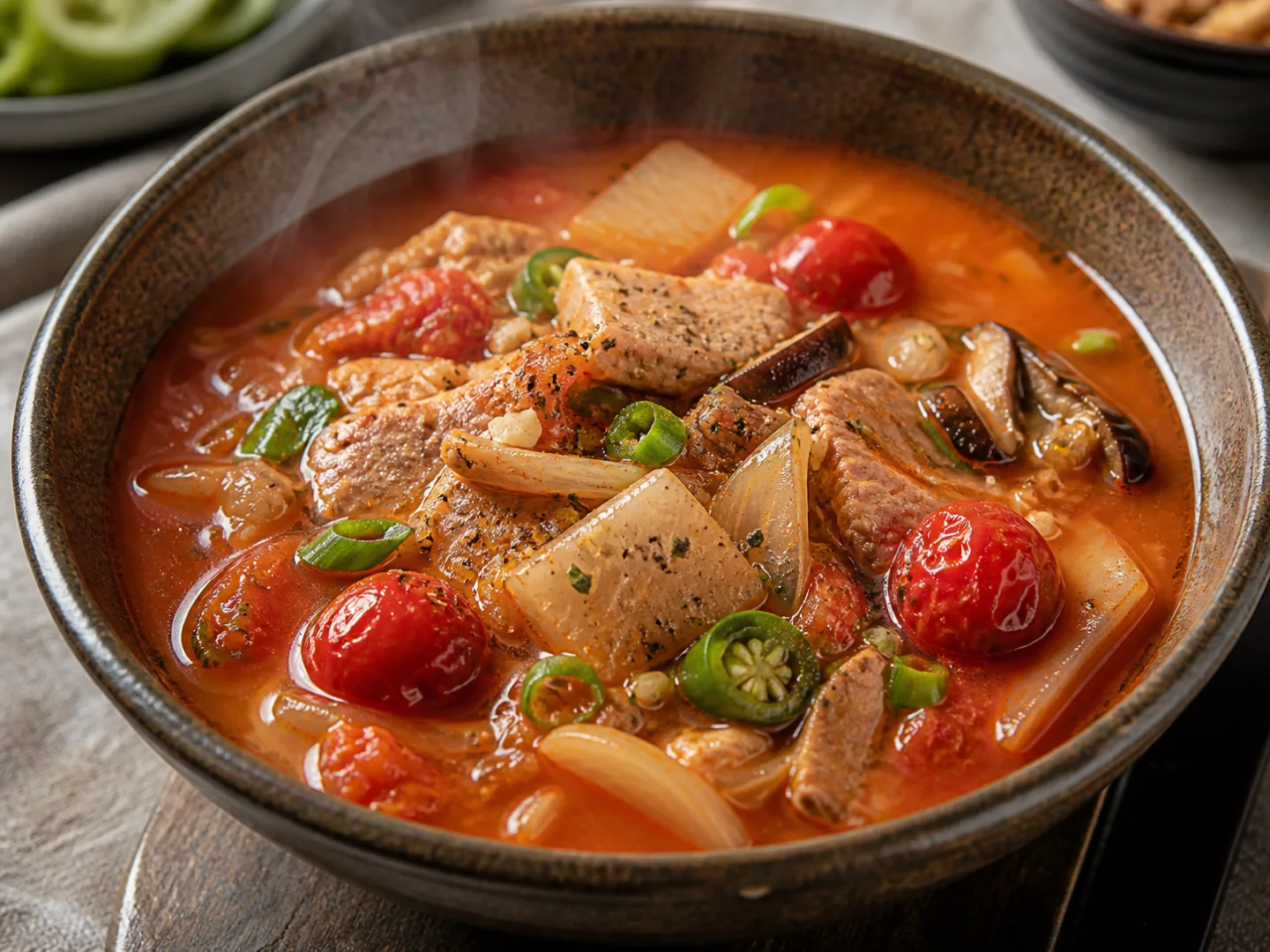 토마토돼지고기해장국