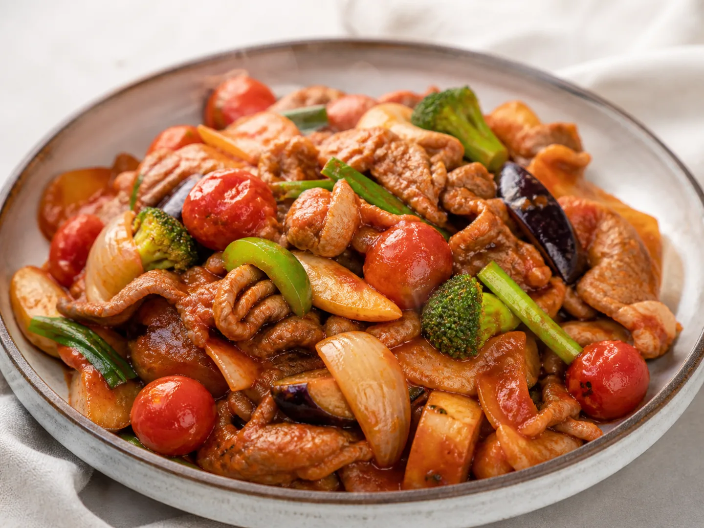 토마토오리볶음