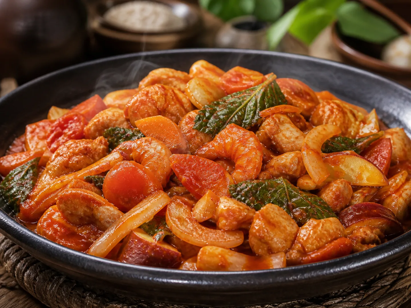토마토소스닭갈비
